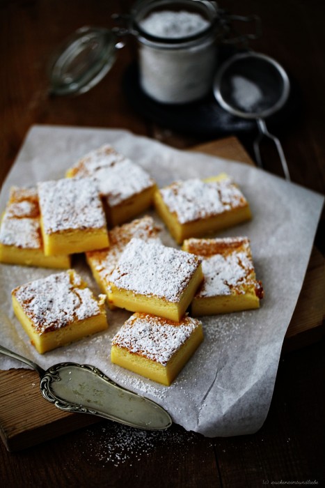 Deutsch Kuchen mit Vanillepudding