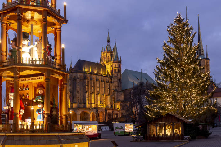 Weihnachtspyramide in Erfurt