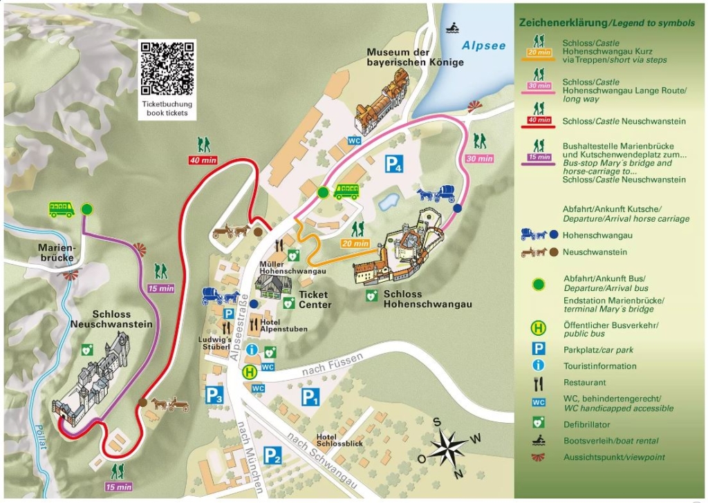 map hohenschwangau